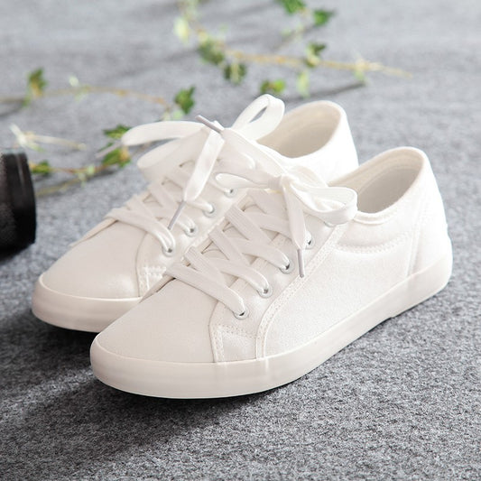 White Canvas Shoes (Size 38) yv0212