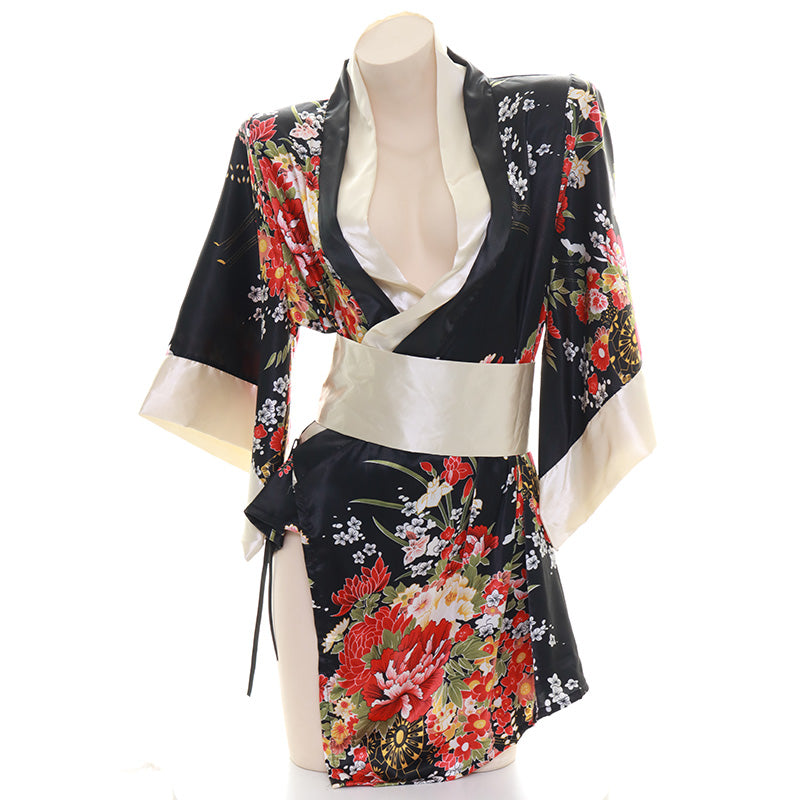 Japanese retro flower kimono yv30824