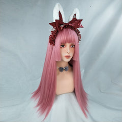 Japanese lolita pink wig yv42910