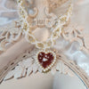 Vintage Pearl Love Necklace yv30993