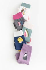 Japanese children's fun no face cotton socks YV42536