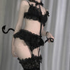Cute lace garter underwear set yv42309