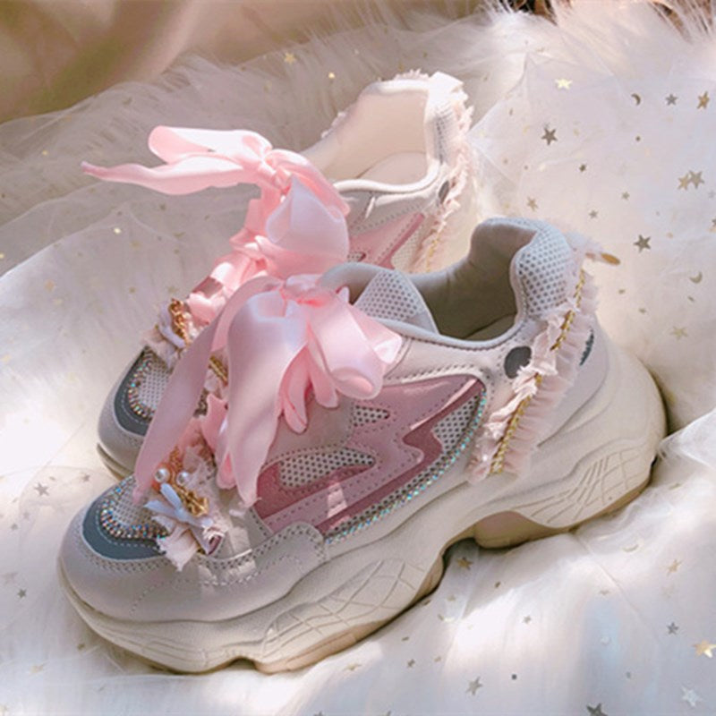 youvimi Peach Clunky Sneaker YV30007