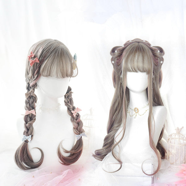 Review for Lolita gradient gray long wig yv42791 main image 0