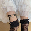 Lolita Lace Paint Socks+Love Leg Rings YV43474