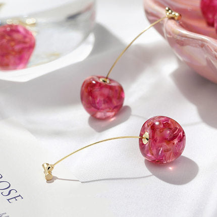 Cute cherry earrings yv30997