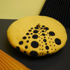 Yellow dot beaded beret yv42600