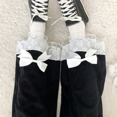Cute lace bow pants yv30665