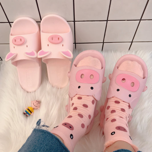 Cute pink pig slippers YV42154