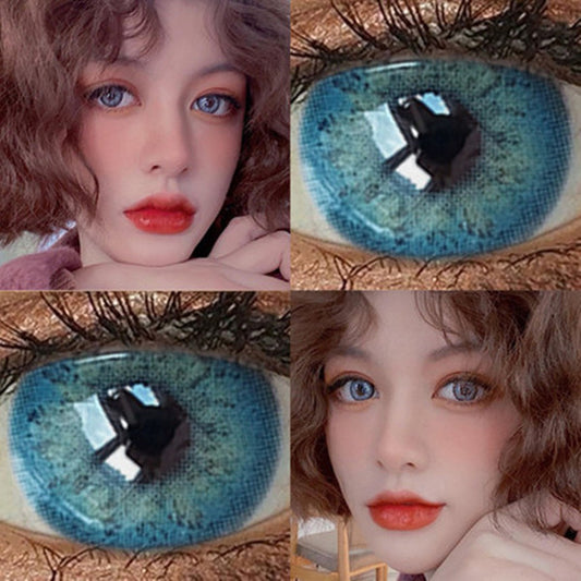 blue contact lenses (two pieces) yv30932