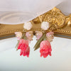 Vintage rose earrings yv30998