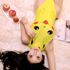 Pikachu anime one-piece swimsuit YV43937