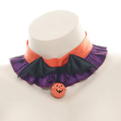 Halloween pumpkin bell collar yv30275