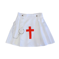 Japanese cross chain skirt yv30156
