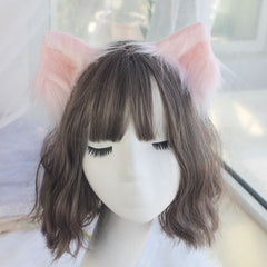 Cute cos plush cat ears hairpin yv42623