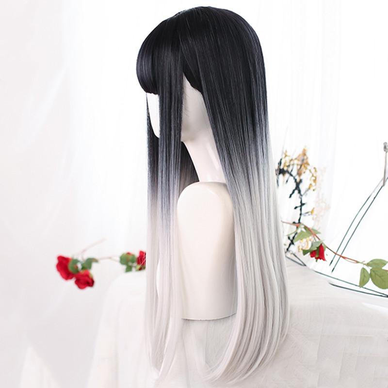 Fashion fluffy natural gradient wig yv43318