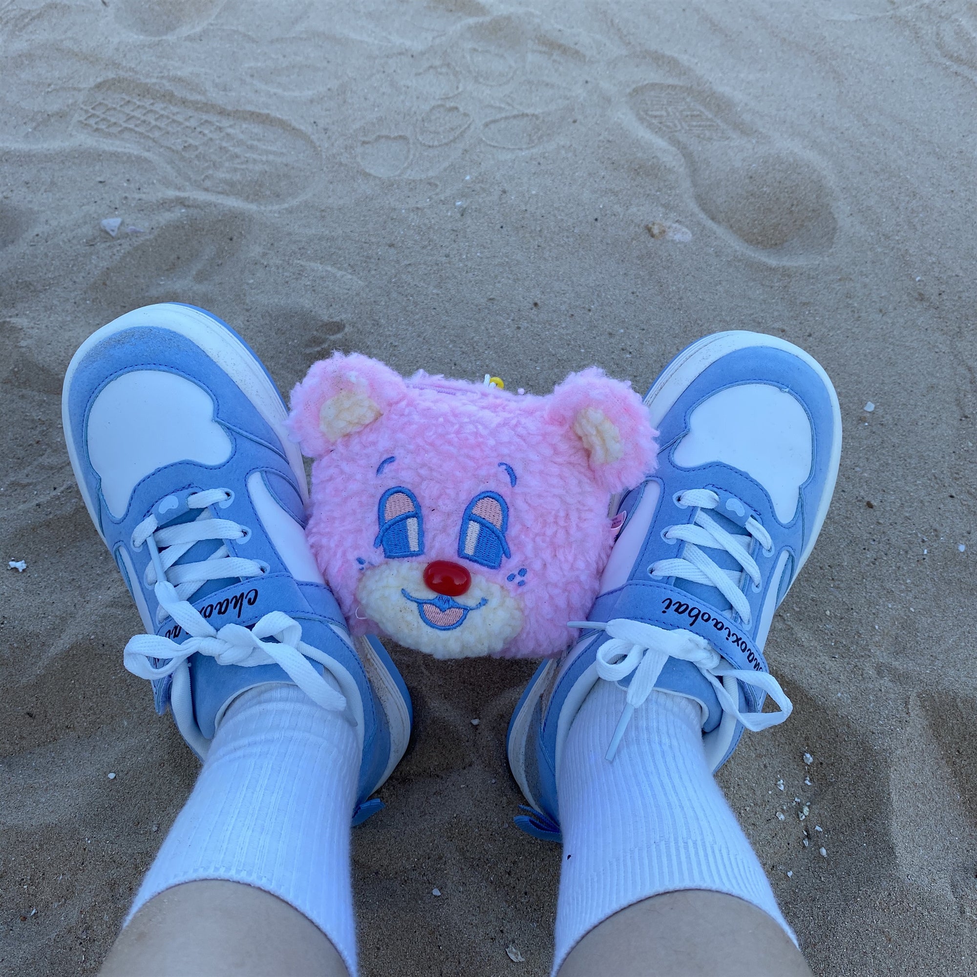 youvimi pink bear sneakers YV30004
