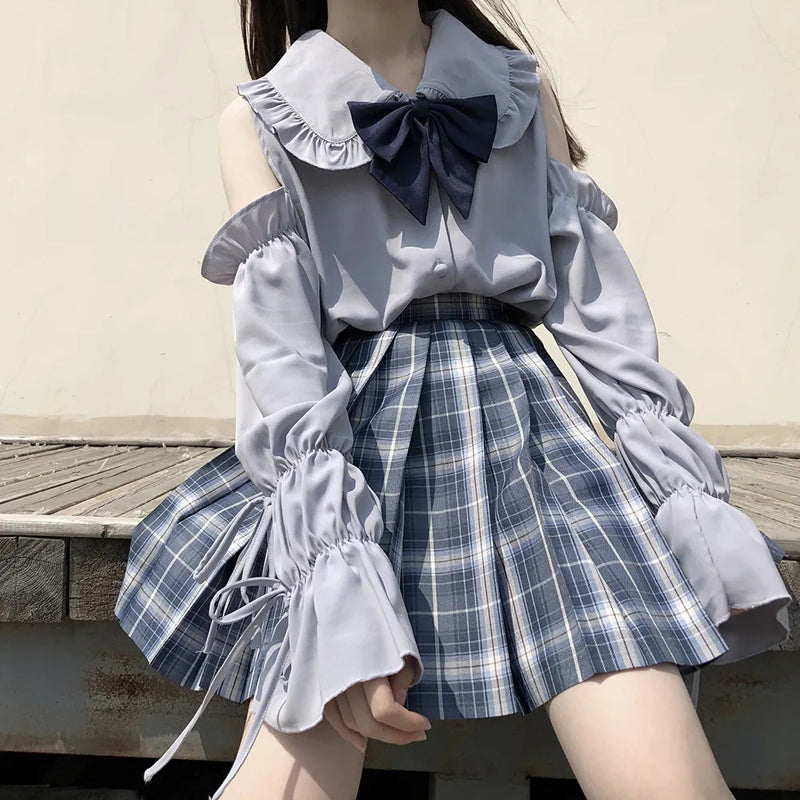 Review For Japanese Jk Uniform Shirt YV40712 main image 1