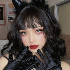 Retro Lolita Short Curly Wig yv30812