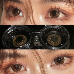 golden contact lenses (two pieces) yv31087
