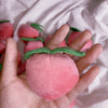 Cute peach brooch / backpack accessories yv42382