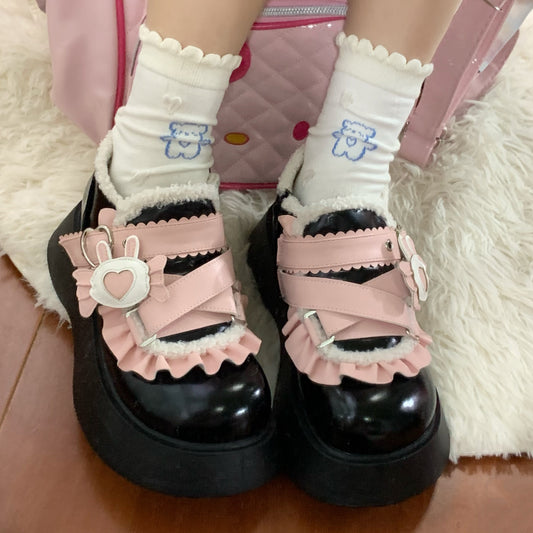 Lolita cute rabbit platform shoes yv30448