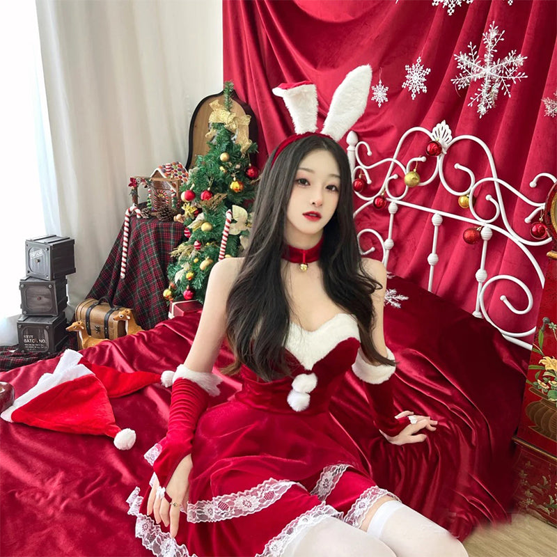 Christmas cosplay bunny suit yv31327
