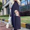 Cute bear embroidery casual pants YV43679