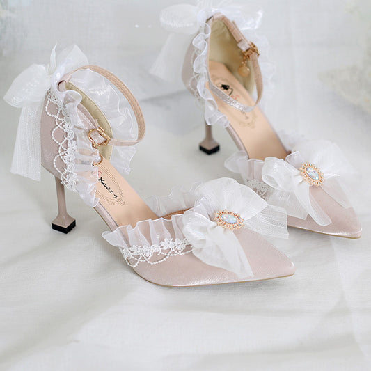 Lolita bow princess shoes yv30601