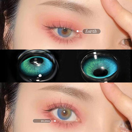 EARTH GREEN CONTACT LENS (TWO PIECES) YV23662