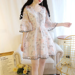 Summer outing lace dress YV43918