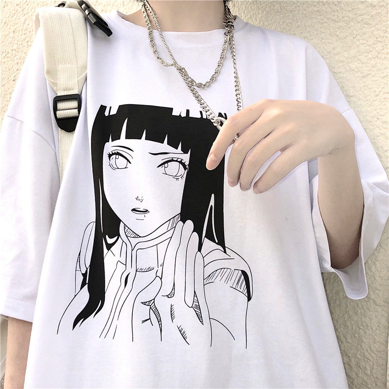 Hyūga Hinata Anime Short Sleeve T-shirt YV43764