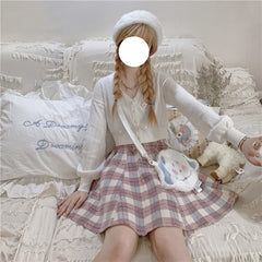 Cute Plaid Skirt YV43473 main image 1