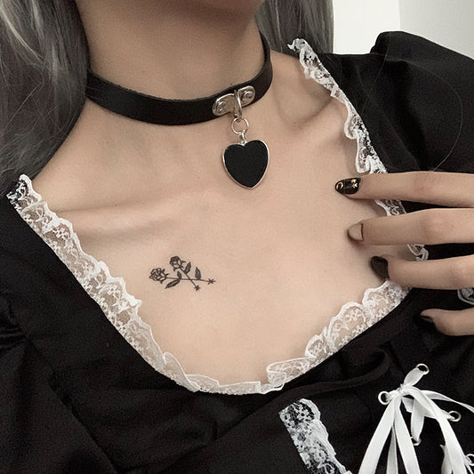 Dark Punk Love Necklace yv30672