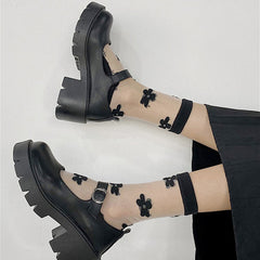 Lolita JK uniform platform shoes YV43682