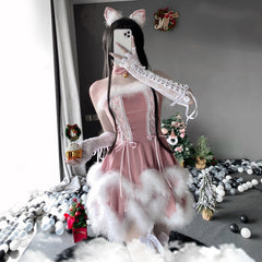cosplay cute bunny girl maid outfit yv30543