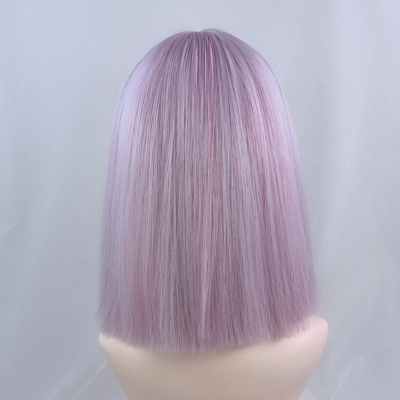 lolita purple short wig yv30223