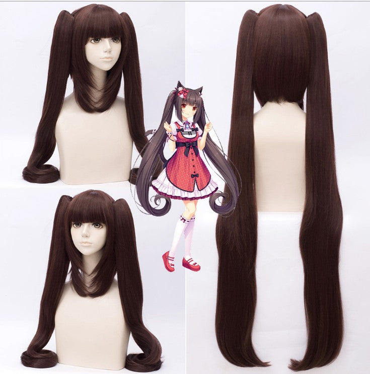 Anime Catgirl Paradise Chocolate Wig yv30992