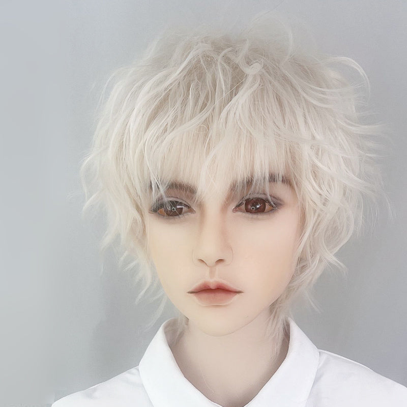 Japanese gay gold Short wig yv30823