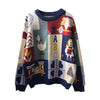 Cute cartoon doodle knitwear YV43680
