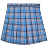 Blue plaid skirt yv42902
