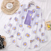 All-match daisy chiffon shirt YV43977