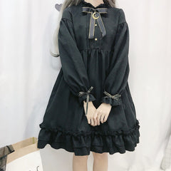 Lolita black dress yv46028