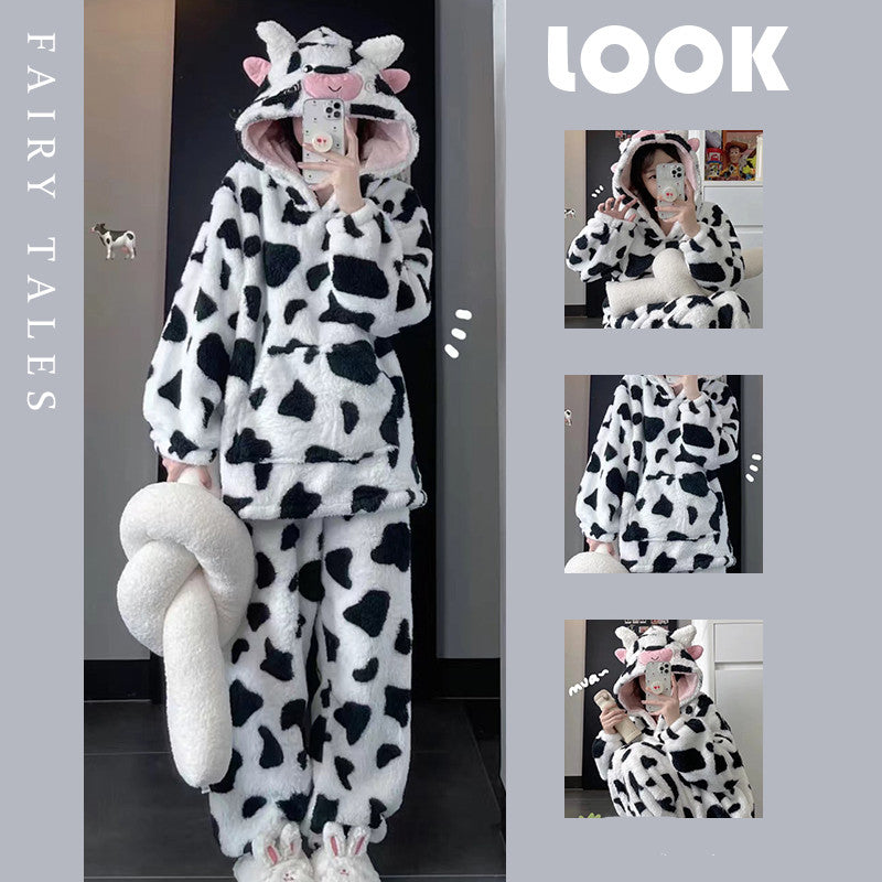 Cute cow pajamas set yv31359 – Youvimi
