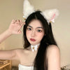 Cat ears headband + collar yv31333