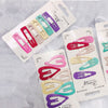 Candy color hairpin (6 pcs) YV43782