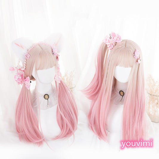 lolita pink gradient wig yv30502
