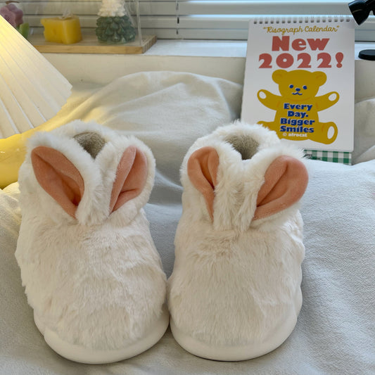Cute plush bunny shoes yv30413