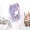 lolita blue purple highlighting wig yv30287