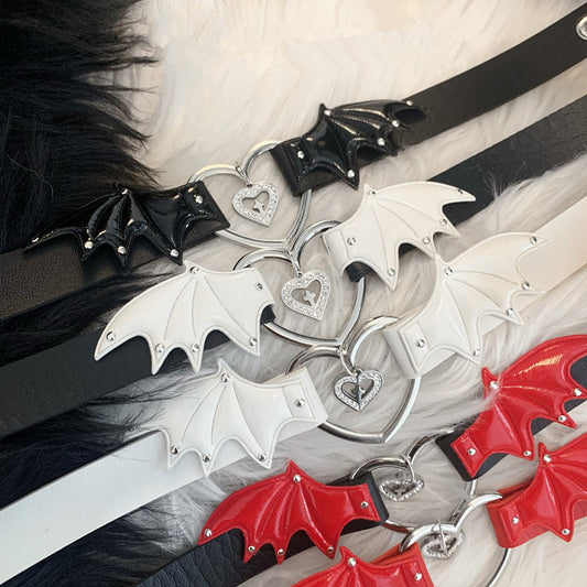 Punk bat wings collar yv31196